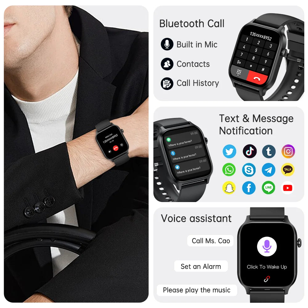 Bluetooth Call Smart Sports Watch